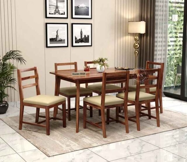 6 seater dining table