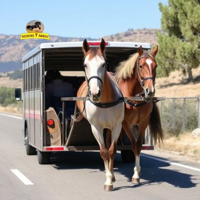 Horse transportation California