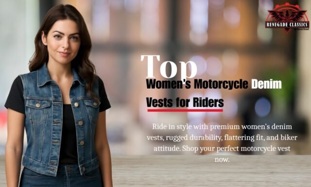 Women’s Motorcycle Denim Vests